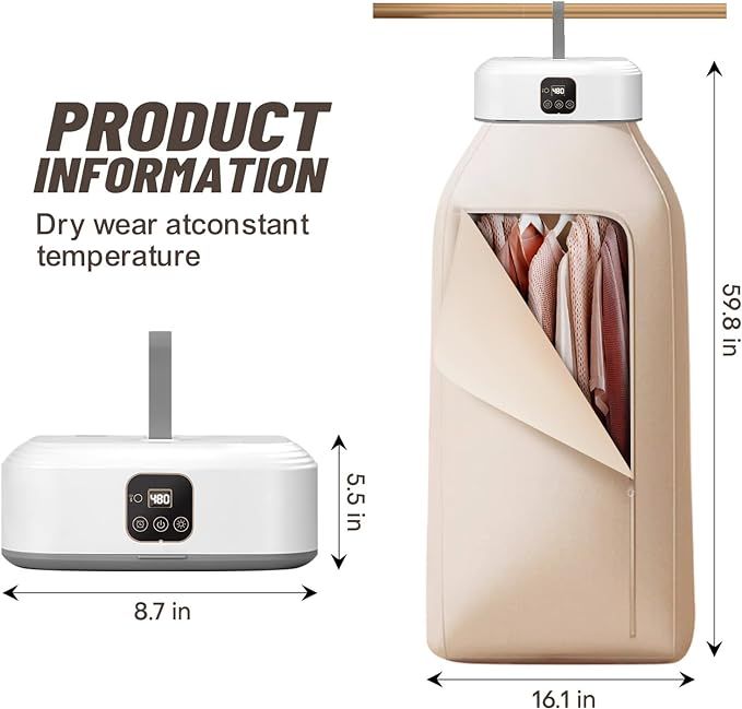 Portable Electric Clothes Dryer for Apartments & Travel